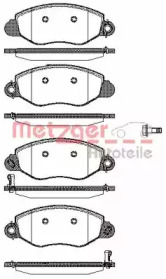 Комплект тормозных колодок METZGER 0772.12